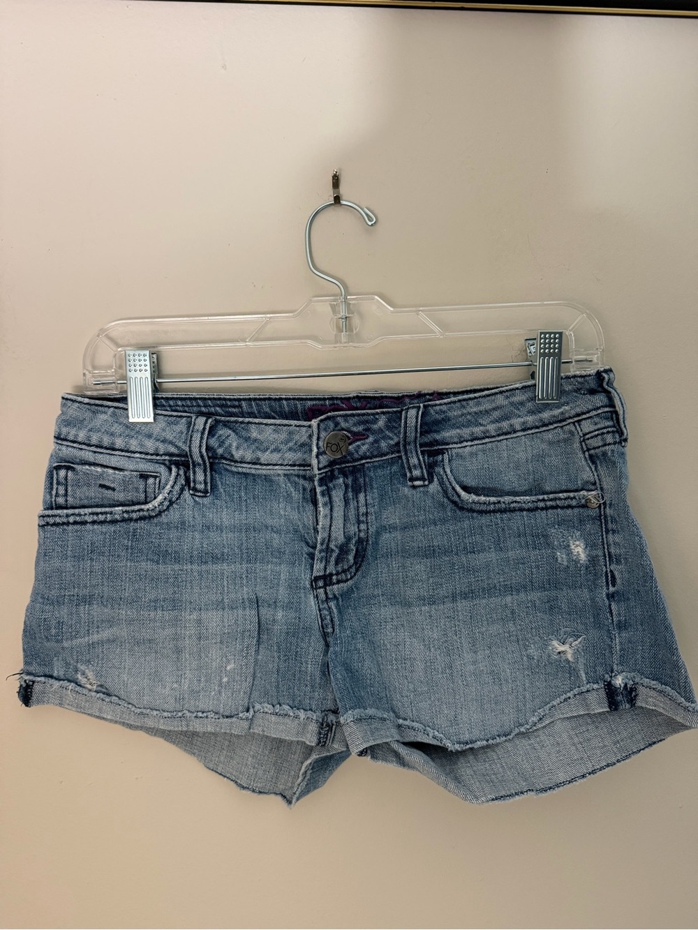 Women’s Light Blue Denim Short Shorts